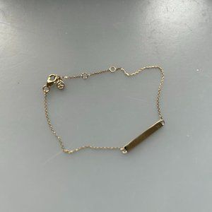 Mejuri 14K Gold Bar Bracelet